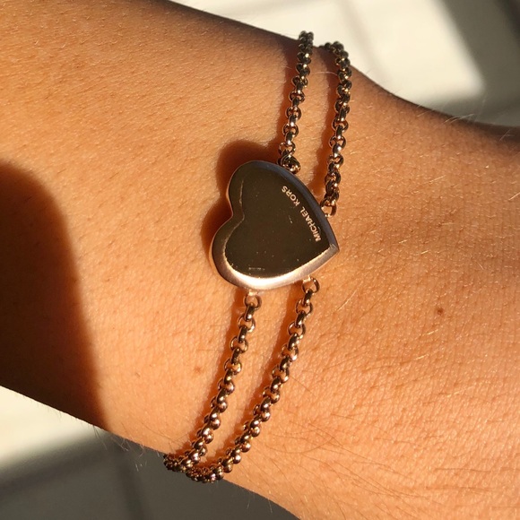 Michael Kors Jewelry - Michael Kors Gold Heart Bracelet